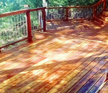 deck staining and sealing