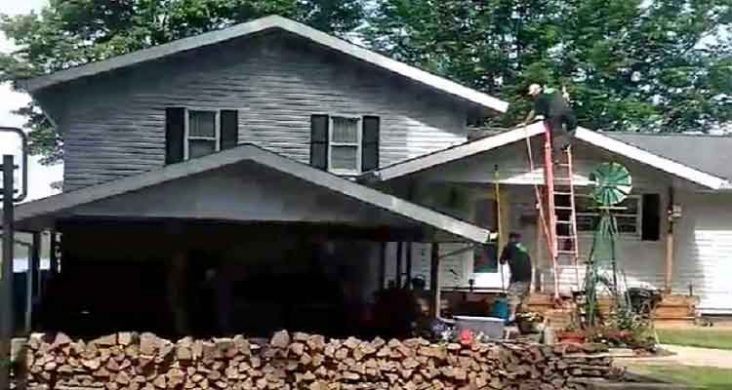 Cleaning Ludington Winner's Home